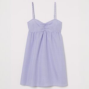 🌸3 for 20$🌸 H&M Divided Gingham Babydoll dress in Lilac